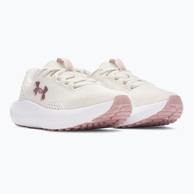 Damen-Laufschuhe Under Armour Charged Surge 4 Summit White/Tourmaline Pink/Metallic Tourmaline Pink 2