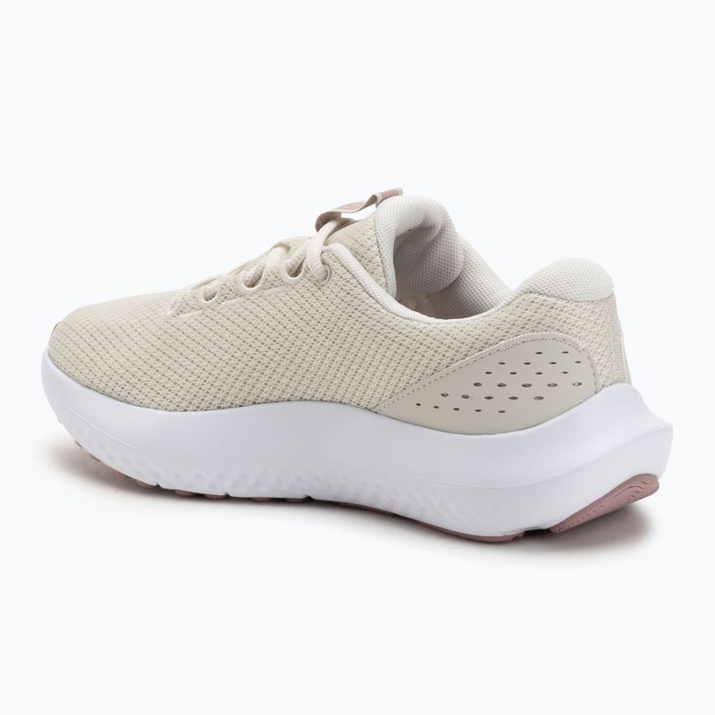 Damen-Laufschuhe Under Armour Charged Surge 4 Summit White/Tourmaline Pink/Metallic Tourmaline Pink 3