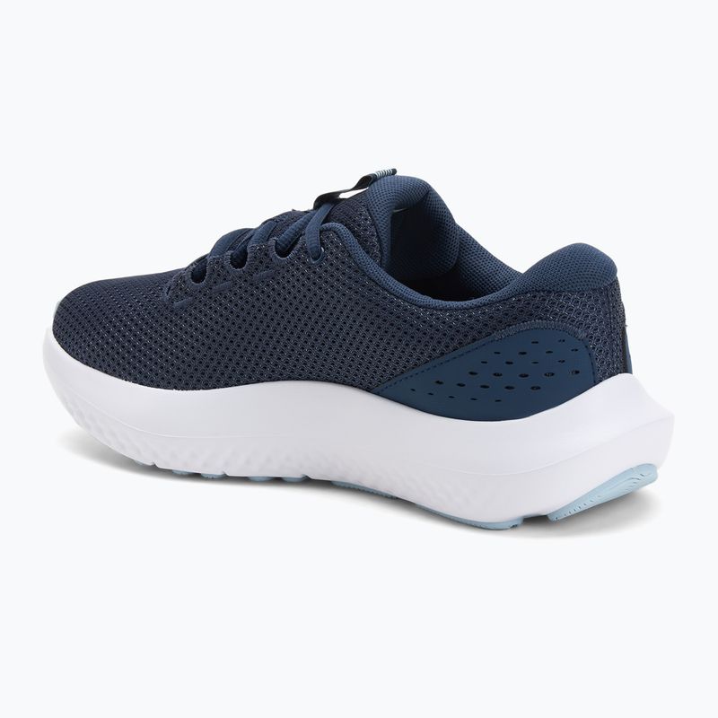 Damen Laufschuhe Under Armour Charged Surge 4 washed navy/blue calm/metallic blue calm 3