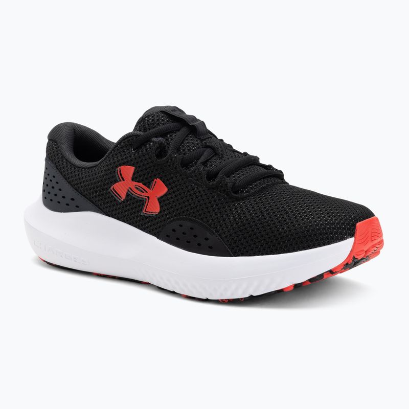 Herren-Laufschuhe Under Armour Charged Surge 4 black/anthracite/racer red
