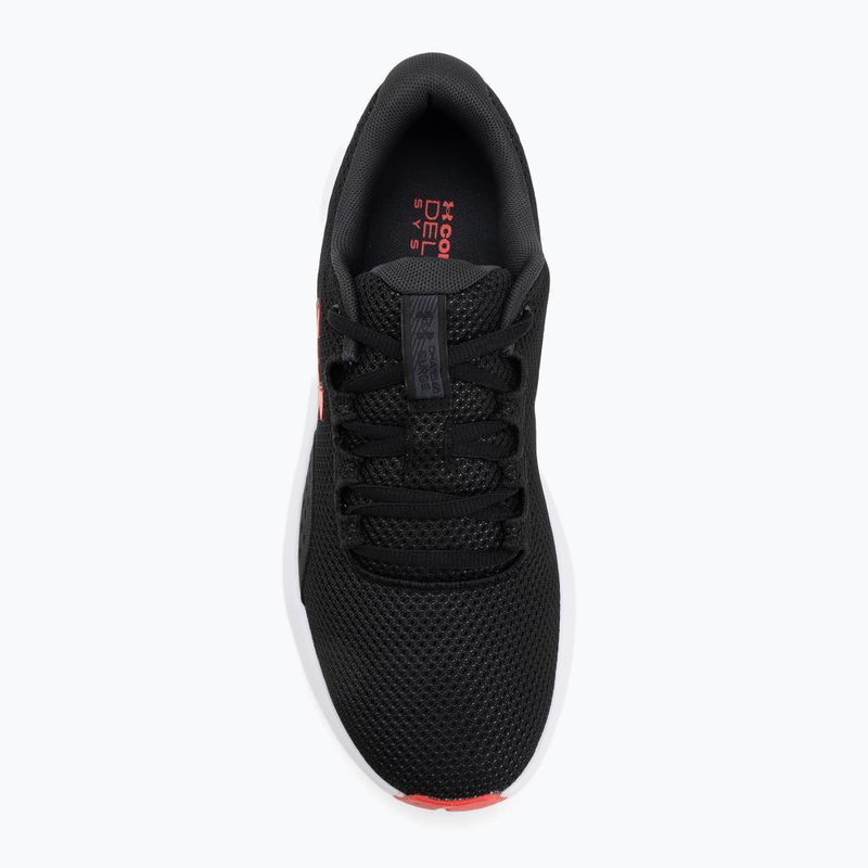 Herren-Laufschuhe Under Armour Charged Surge 4 black/anthracite/racer red 5