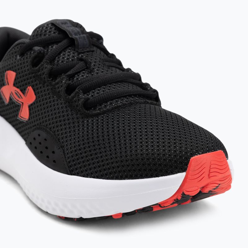 Herren-Laufschuhe Under Armour Charged Surge 4 black/anthracite/racer red 7