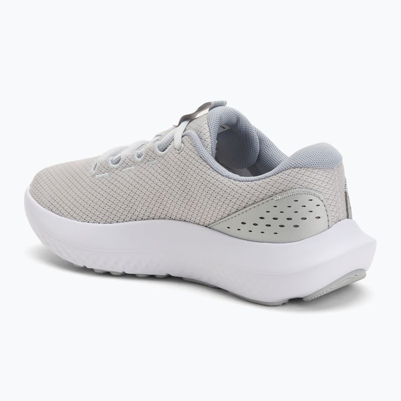 Damen-Laufschuhe Under Armour Charged Surge 4 halo gray/metallic silver/metallic silver 3