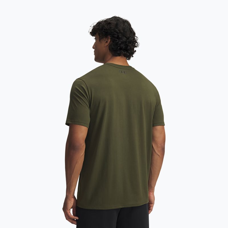 Trainingsshirt Herren Under Armour Project Rock Payoff Graphic expedition green/black 2