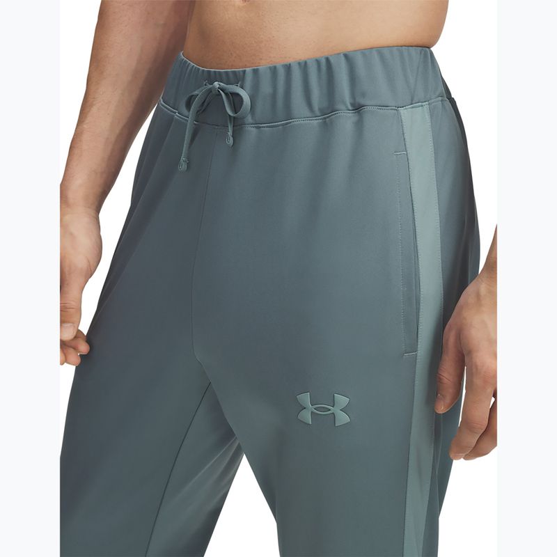 Jogginghose Trainingsanzug Herren Under Armour UA Knit Track Suit jasper blue/serpentine/serpentine 4