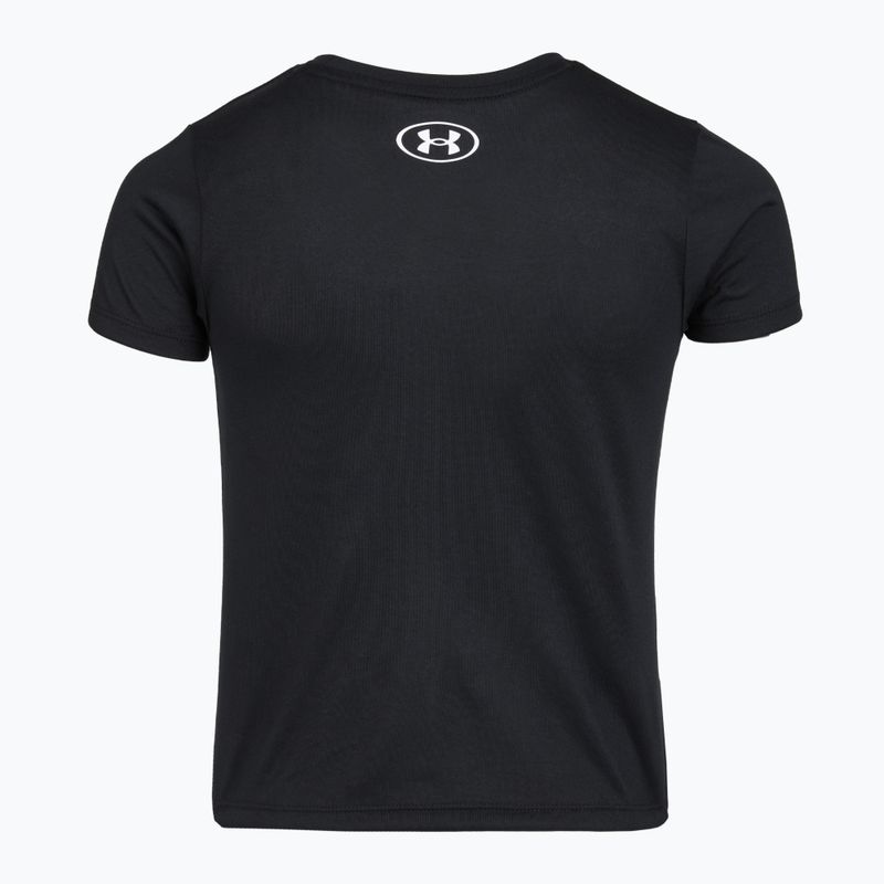 Kinder-Trainingsshirt Under Armour Tech SSC SS black/white 2