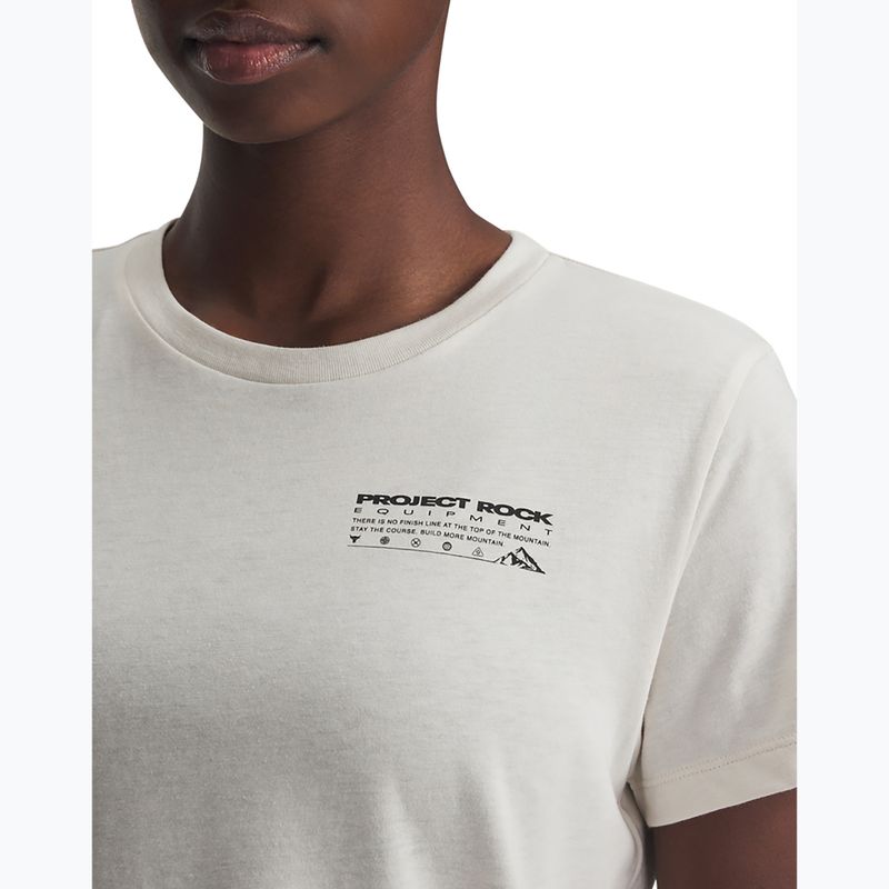 Damen-Trainingsshirt Under Armour Project Rock Graphic 2 stone/black 4