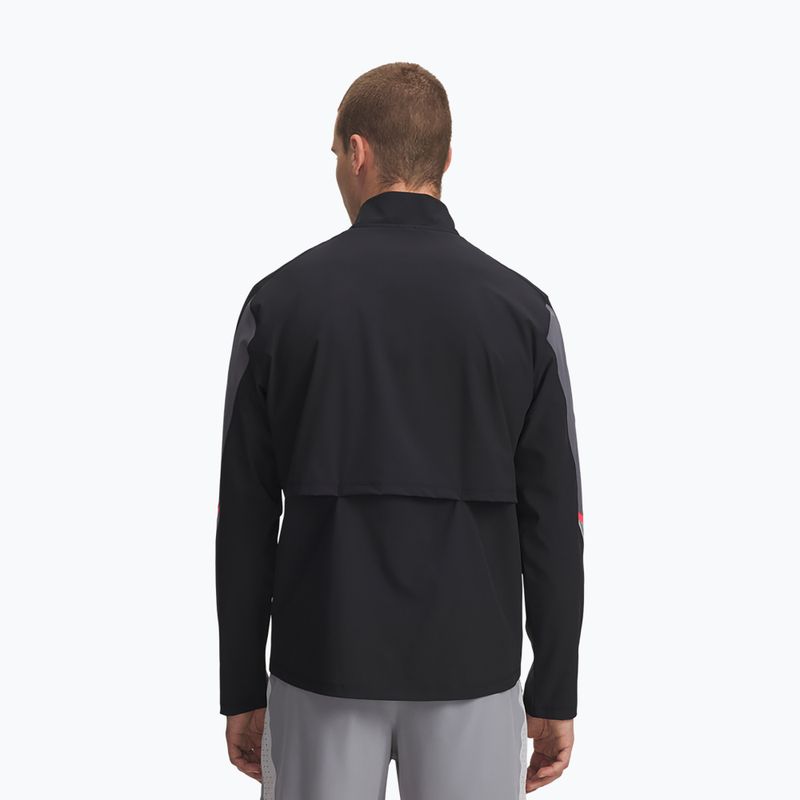 Herren-Laufjacke Under Armour Velociti Storm black/castlerock/reflective 2