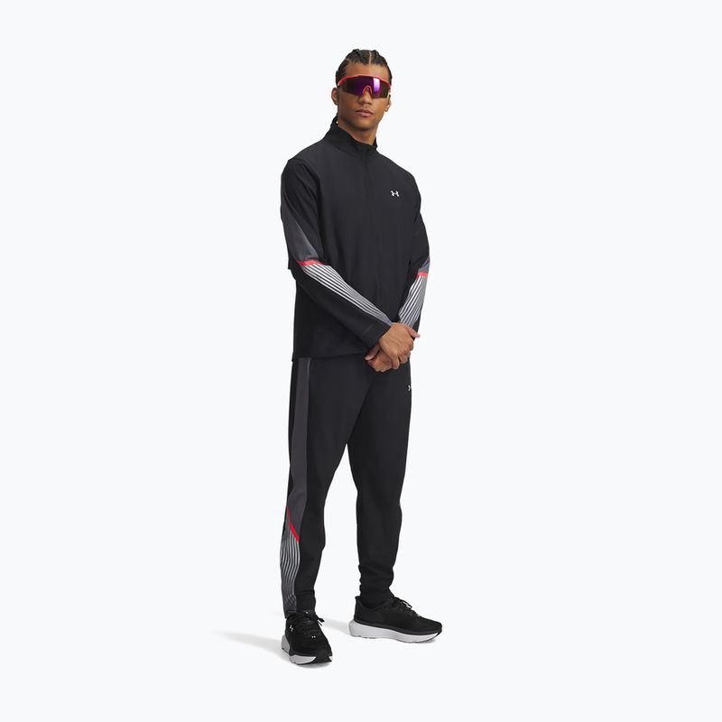 Laufhose Herren Under Armour Velociti Storm black/castlerock/reflective 2