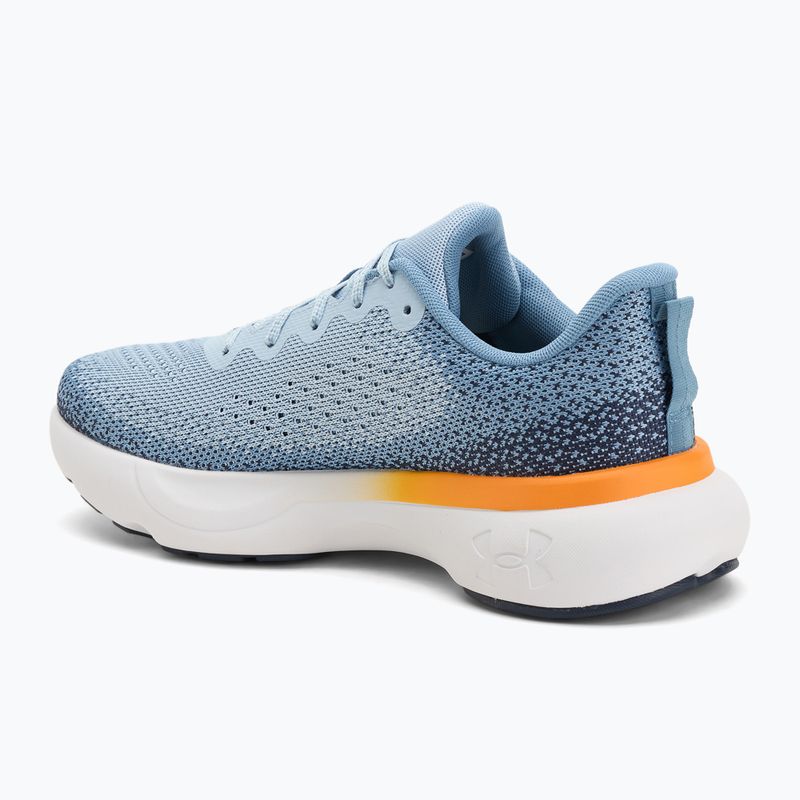 Herren-Laufschuhe Under Armour Infinite blue calm/blue smoke/squad orange 3