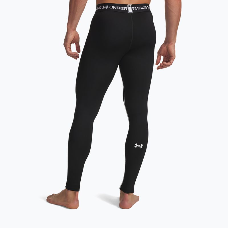 Herrenleggings Under Armour Cold Weather Grid  black/white/white 3