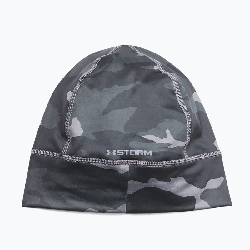 Laufmütze für Herren Under Armour Storm Men'S Storm Launch Beanie castlerock/black 2