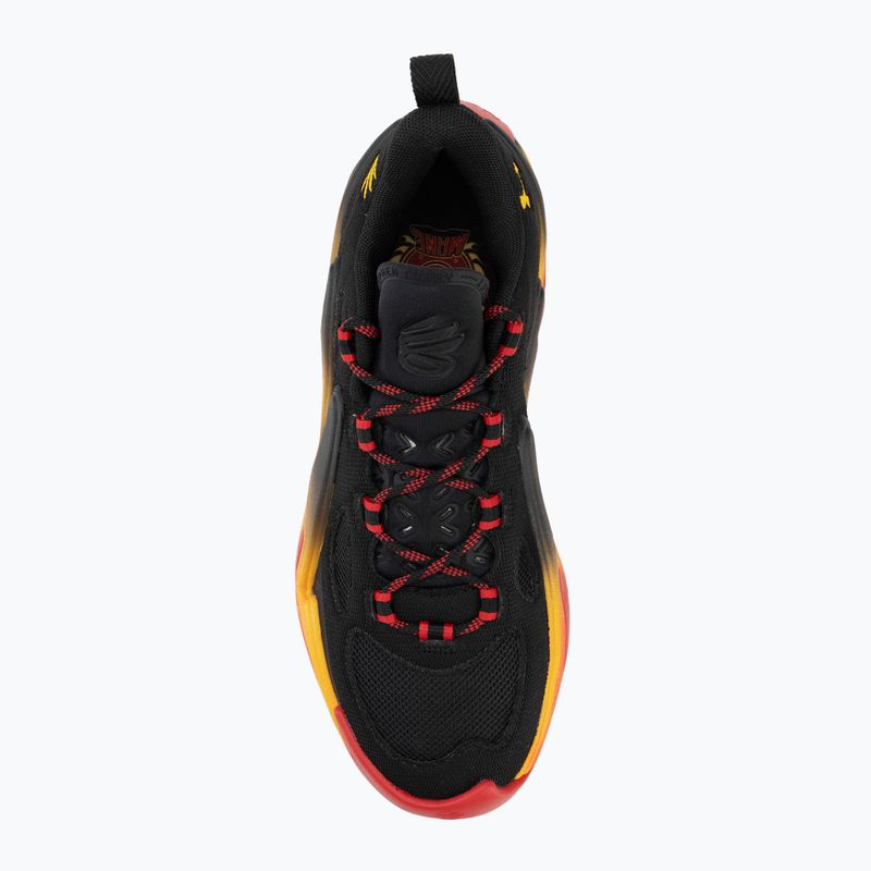 Basketballschuhe Under Armour Curry 13 black/red/campus gold 5