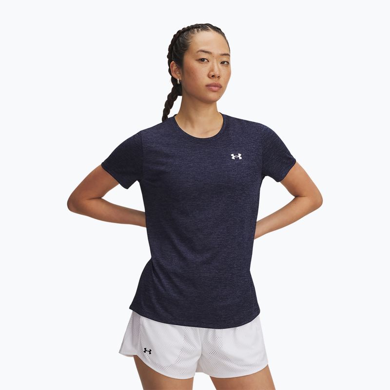 Damen Trainingsshirt Under Armour Tech Twist midnight navy/weiß