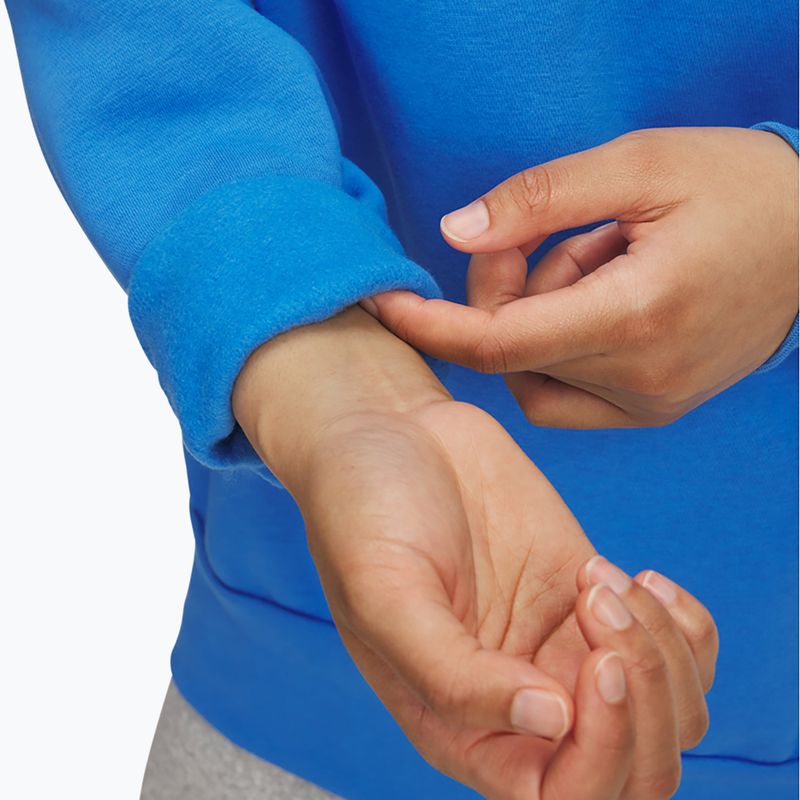 Damen-Sweatshirt Under Armour Icon Fleece Hoodie blue atlantis/white 3