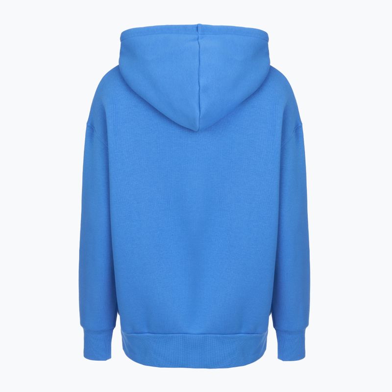 Hoodie Sweatshirt Damen Under Armour Icon Fleece Hoodie blue atlantis/white 5