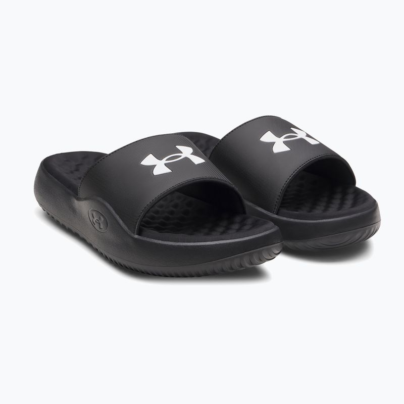 Herren-Slides Under Armour Ignite Pro 8 Fix black/black/white 3
