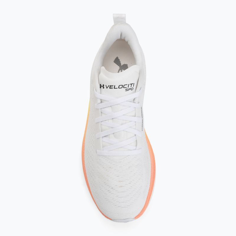 Damen-Laufschuhe Under Armour Velociti SPD white/orange bloc/metallic silver 5