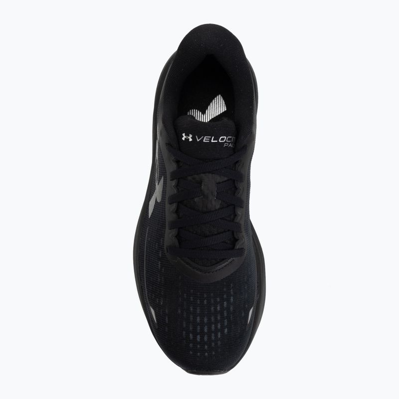 Herren-Laufschuhe Under Armour Velociti Pace black/black/metallic silver 5