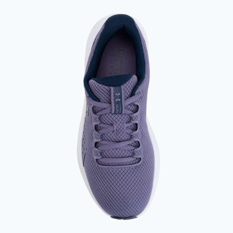 Damen Laufschuhe Under Armour Charged Surge 4 purple luxe/refresh mint 5