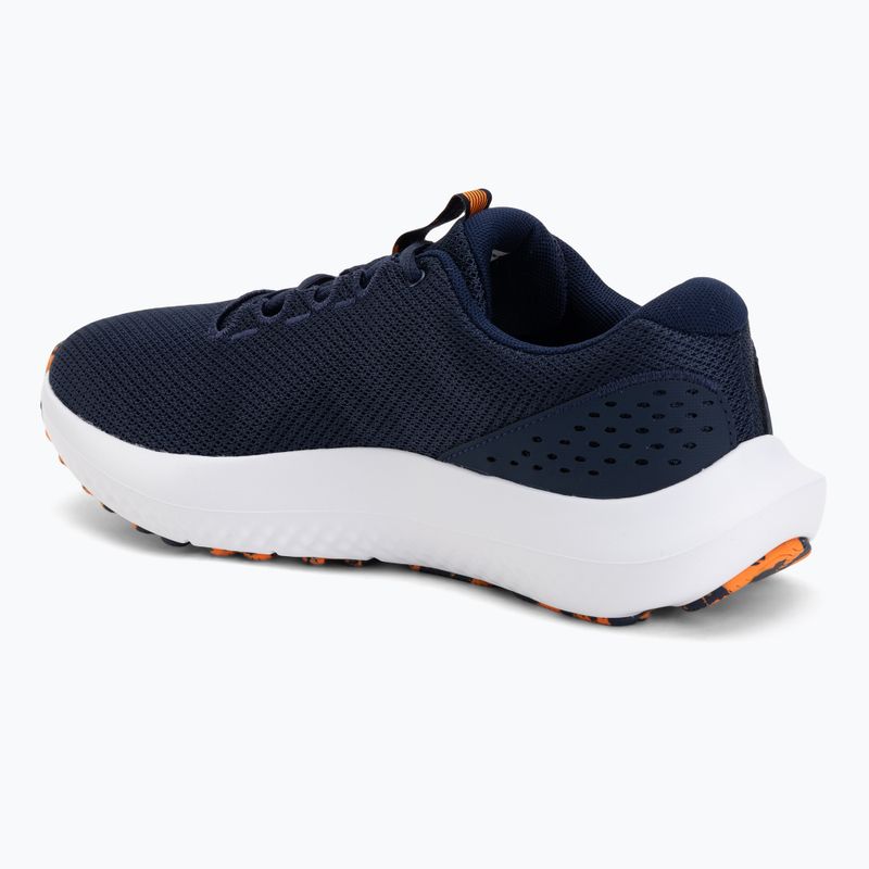 Herren-Laufschuhe Under Armour Charged Surge 4 midnight navy/midnight navy/white 3