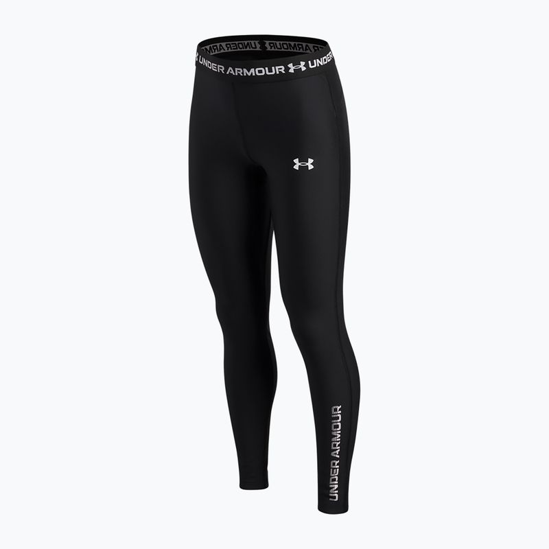 Kinderleggings Under Armour HeatGear Graphic Leggings black/white 3