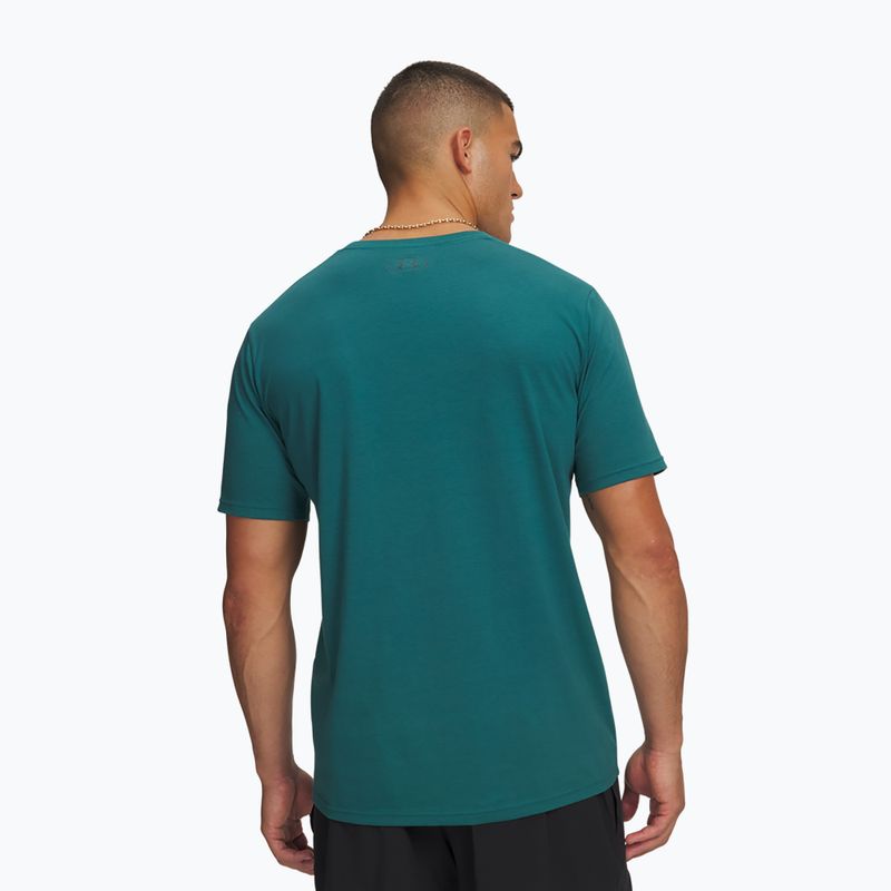 Herren T-Shirt Under Armour Sportstyle Left Chest rack green/arden green 2
