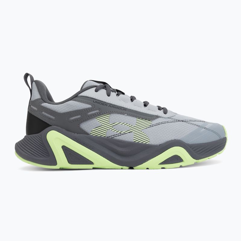 Herren-Trainingsschuhe Under Armour Charged Commit TR 5 mod gray/castlerock/lumos lime 2