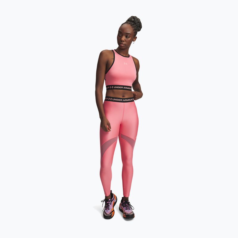 Herren Trainingsleggings Under Armour HeatGear Mesh bittersweet pink/posh pink 2