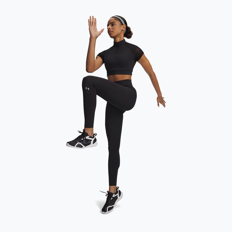 Damen-Trainingsleggings Under Armour Vanish Elite Leggings ultimate black/metallic silver 2