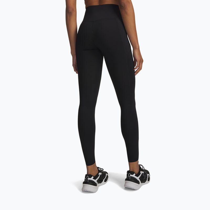 Damen-Trainingsleggings Under Armour Vanish Elite Leggings ultimate black/metallic silver 3