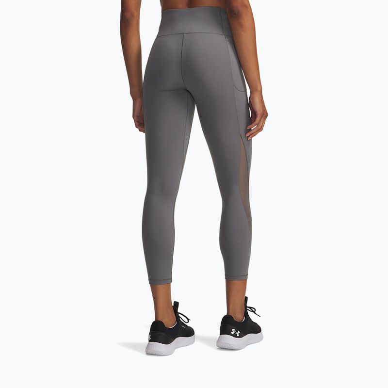 Damenleggings Under Armour Motion Mesh Ankle clay green/titanium 3