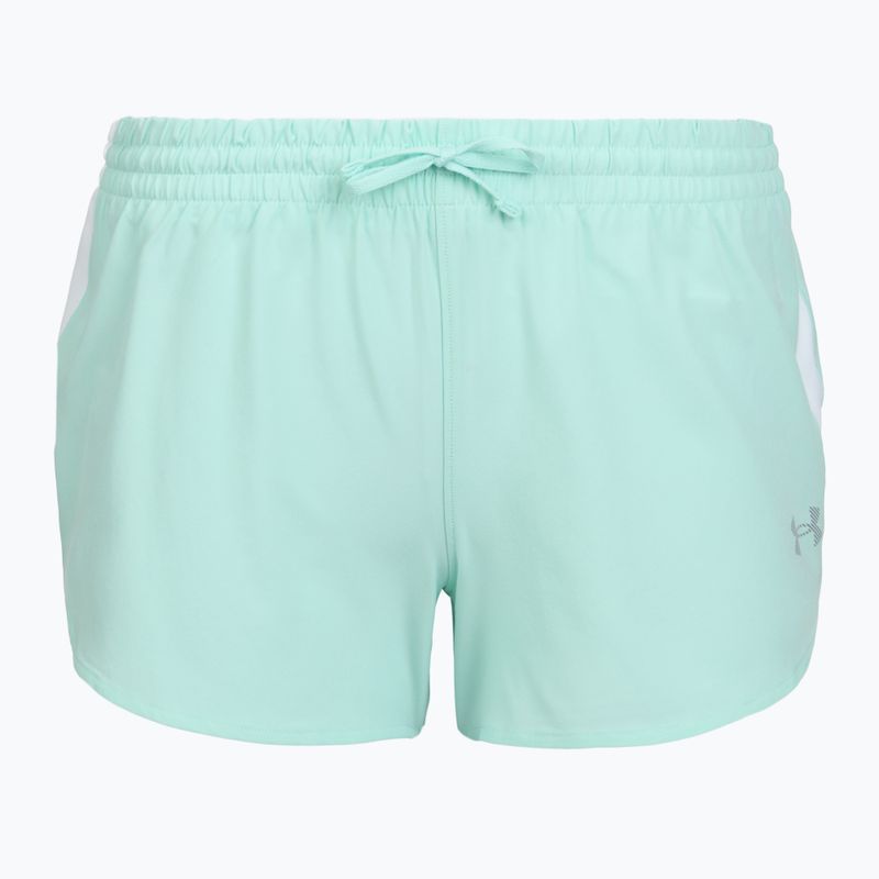 Damen Laufshorts Under Armour Velociti Pro 4" 2N1 refresh mint/castlerock