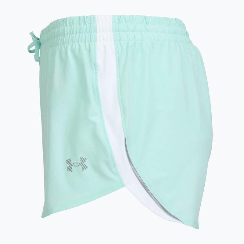 Damen Laufshorts Under Armour Velociti Pro 4" 2N1 refresh mint/castlerock 3