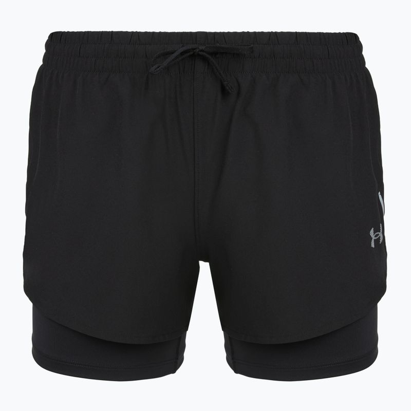 Damen Laufshorts Under Armour Velociti Pro 4" 2N1 ultimate black/ultimate black/ultimate black