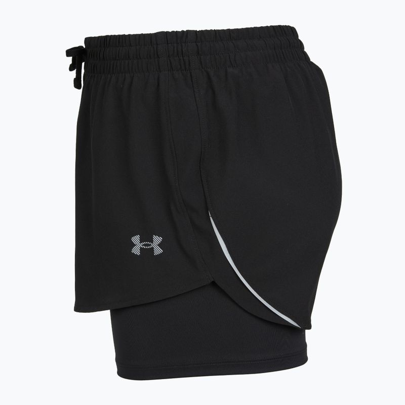 Damen Laufshorts Under Armour Velociti Pro 4" 2N1 ultimate black/ultimate black/ultimate black 3
