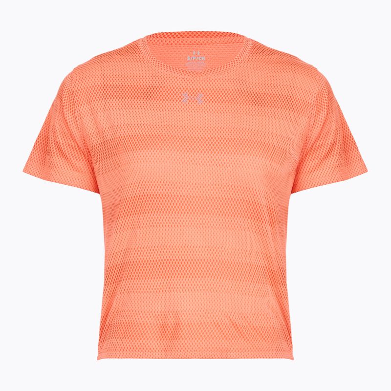 Damen-Laufshirt Under Armour Velociti electric tangerine/black/green mode