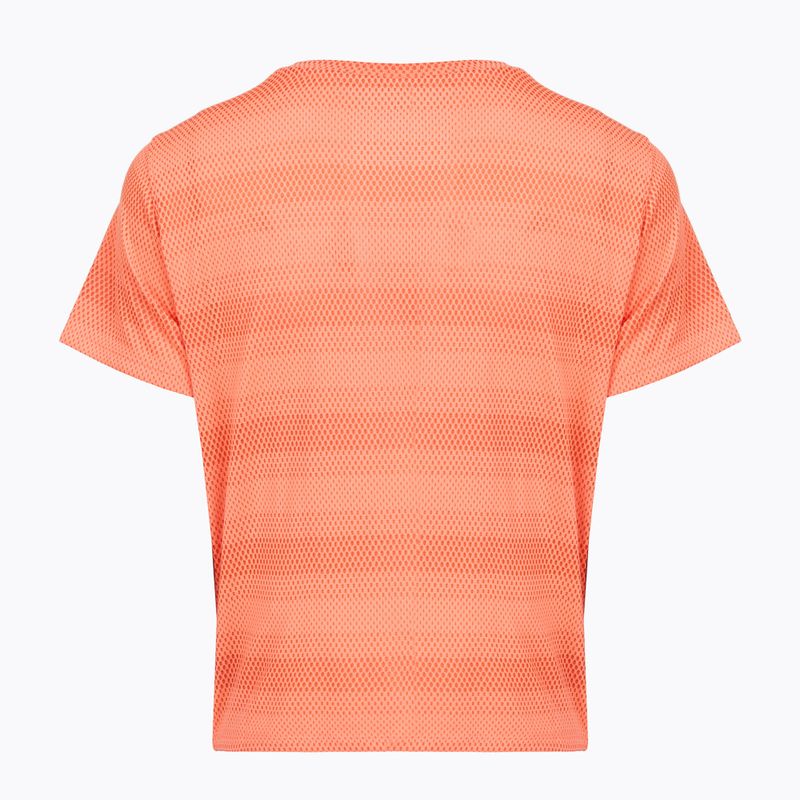 Damen-Laufshirt Under Armour Velociti electric tangerine/black/green mode 2