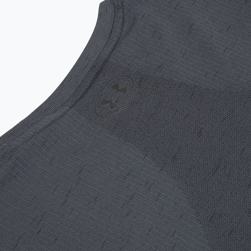 Herren-Trainingsshirt Under Armour Vanish Seamless Castlerock/Black 4