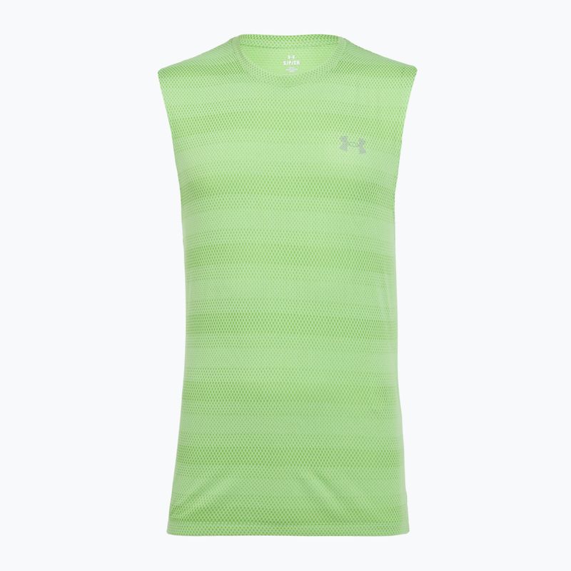 Under Armour Velociti Tank lumos lime/white Herren Laufshirt