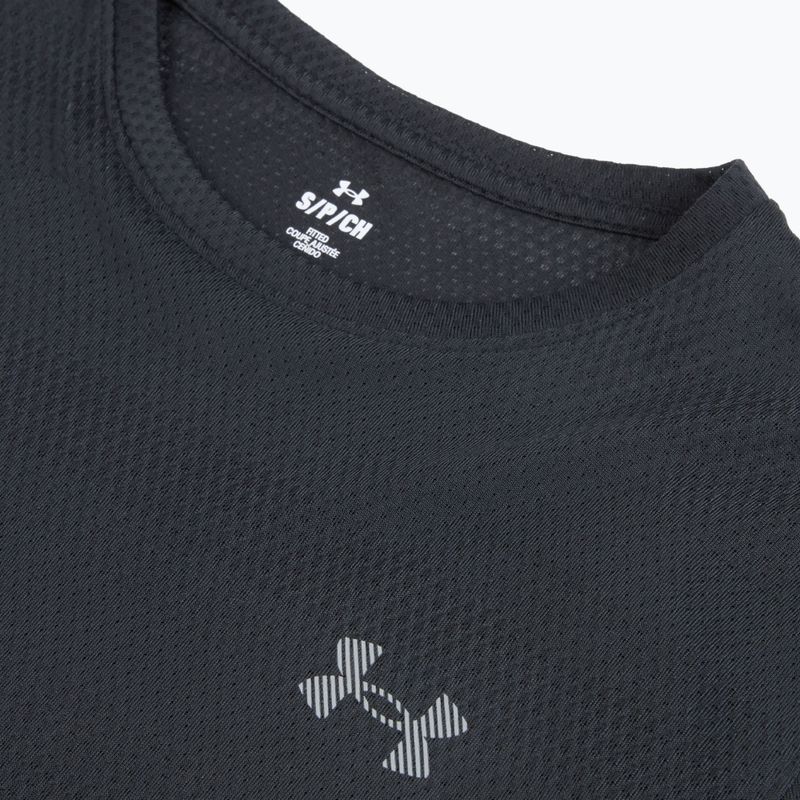 Herren-Laufshirt Under Armour Velociti black/black/metallic silver 3