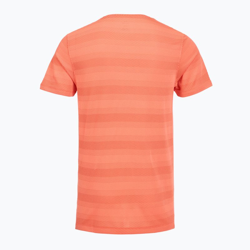 Under Armour Velociti Herren Laufshirt electric tangerine/black/green mode 2
