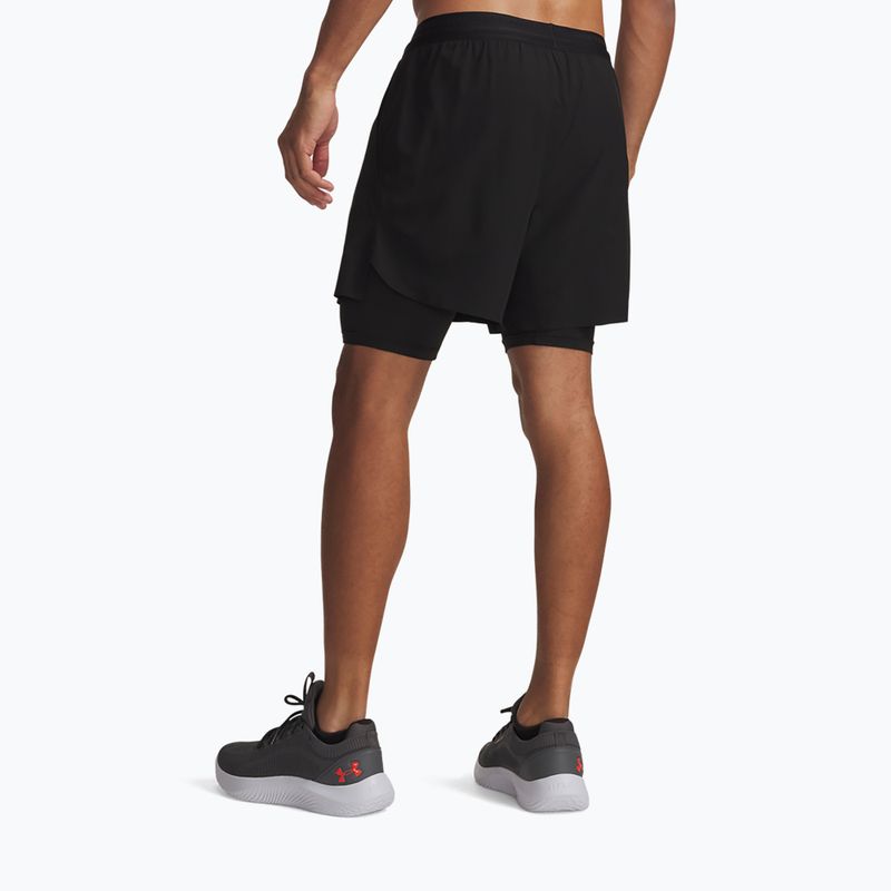 Herren-Trainingsshorts Under Armour Vanish Elite 2IN1 Shorts ultimate black/ultimate black/ultimate black 3