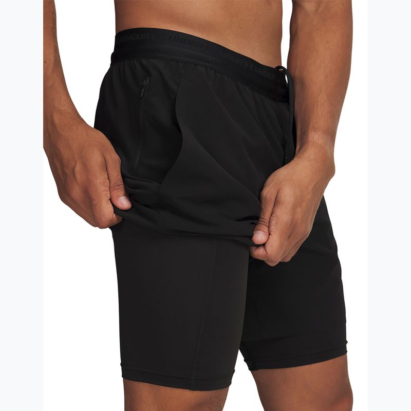 Herren-Trainingsshorts Under Armour Vanish Elite 2IN1 Shorts ultimate black/ultimate black/ultimate black 4