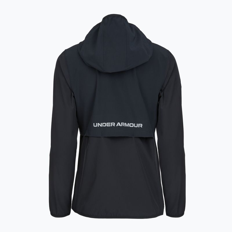 Damen-Laufjacke Under Armour Velociti Pro Storm black/black/metallic silver 2