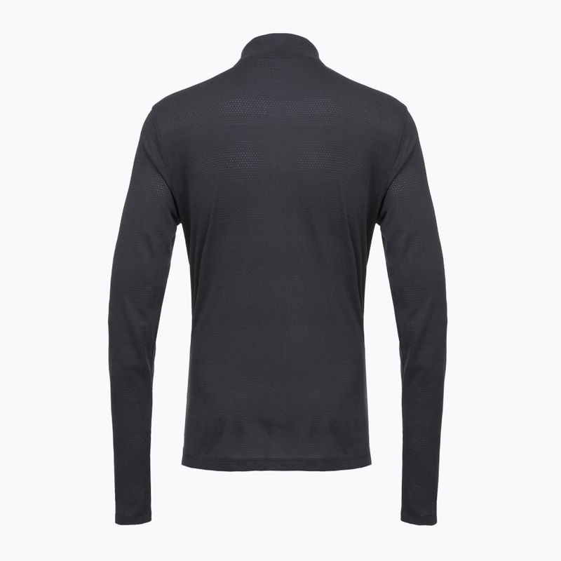Herren-Laufpullover Under Armour Velociti 1/4 Zip black/black/metallic silver 2
