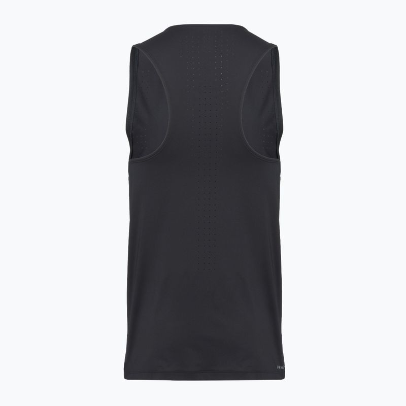 Under Armour Velociti Pro Singlet Herren Laufshirt black/black/metallic silver 2