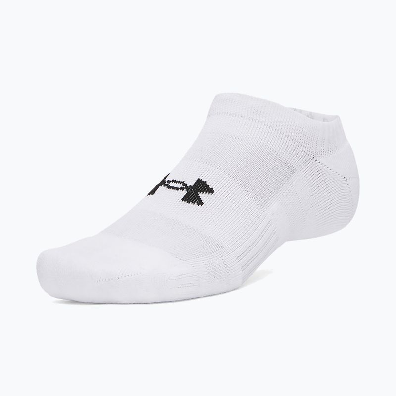 Herrensocken Under Armour Performance Cotton NS 3 Paar white/white/ultimate black 2