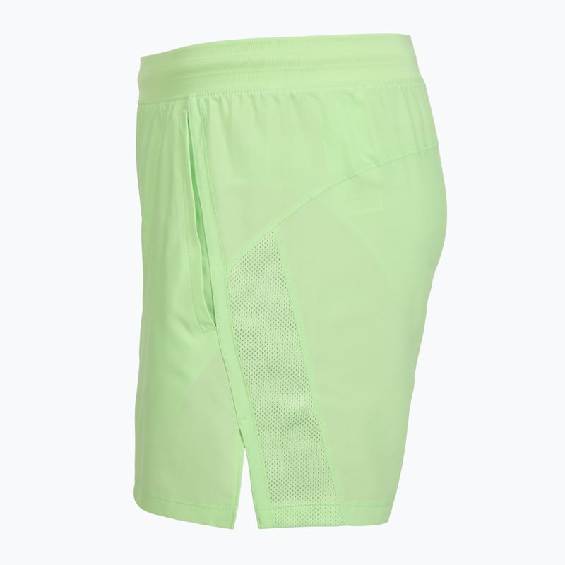 Laufshorts für Herren Under Armour Launch 5" lumos lime/white 4