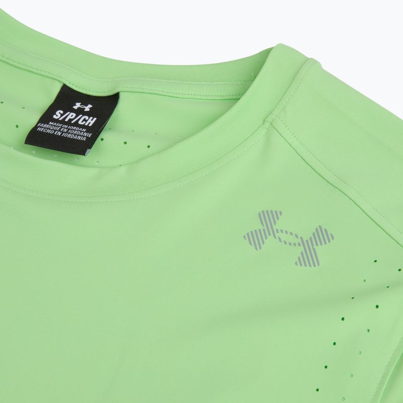 Herren-Laufshirt Under Armour Velociti Pro lumos lime/white 3
